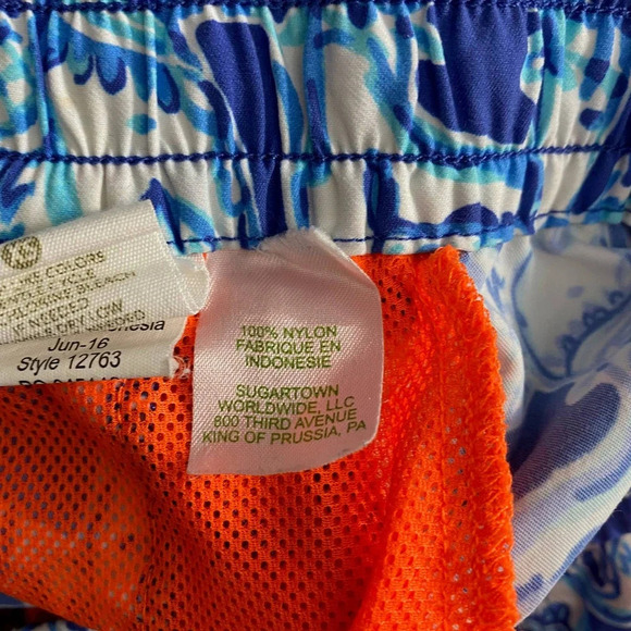 Lilly Pulitzer Run Around Luxletic Short in Bomber Blue Get Trunky Size US XS - Picture 9 of 9